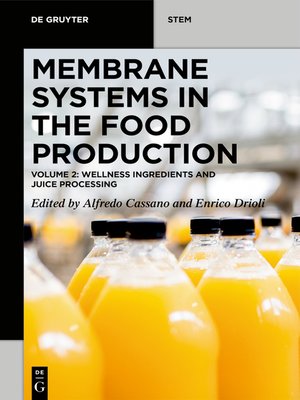 cover image of Membrane Systems in the Food Production